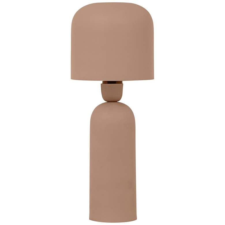 Image 1 Shroom 15 1/2" High Matte Terracotta Accent Table Lamp