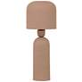 1_Shroom 15 1/2" High Matte Terracotta Accent Table Lamp