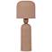 Shroom 15 1/2" High Matte Terracotta Accent Table Lamp