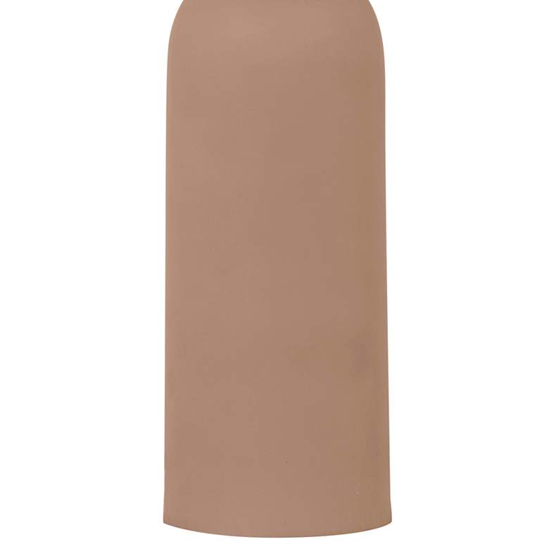 Image 3 Shroom 15 1/2" High Matte Terracotta Accent Table Lamp more views