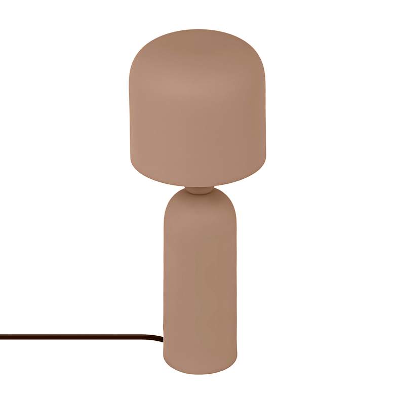 Image 4 Shroom 15 1/2" High Matte Terracotta Accent Table Lamp more views