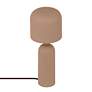 4_Shroom 15 1/2" High Matte Terracotta Accent Table Lamp more views