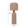 5_Shroom 15 1/2" High Matte Terracotta Accent Table Lamp more views