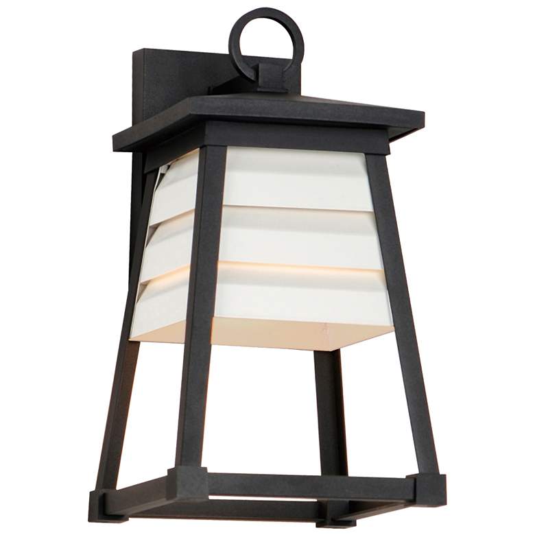 Image 1 Shutters 1-Light Small Outdoor Wall Sconce