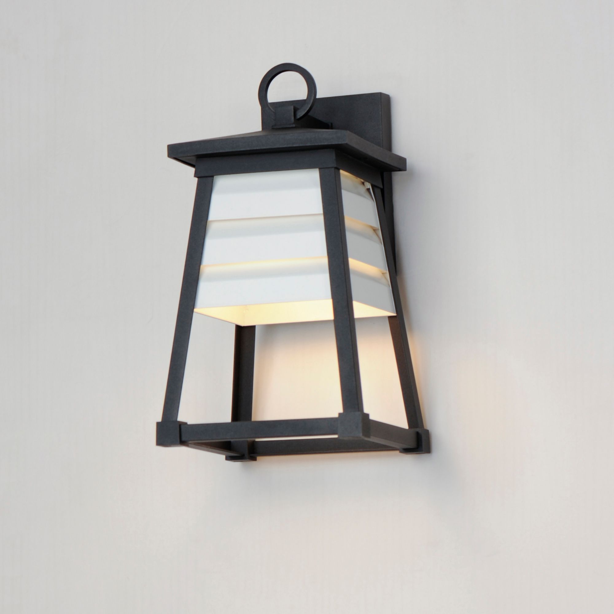 Image 4 Shutters 1-Light Small Outdoor Wall Sconce more views