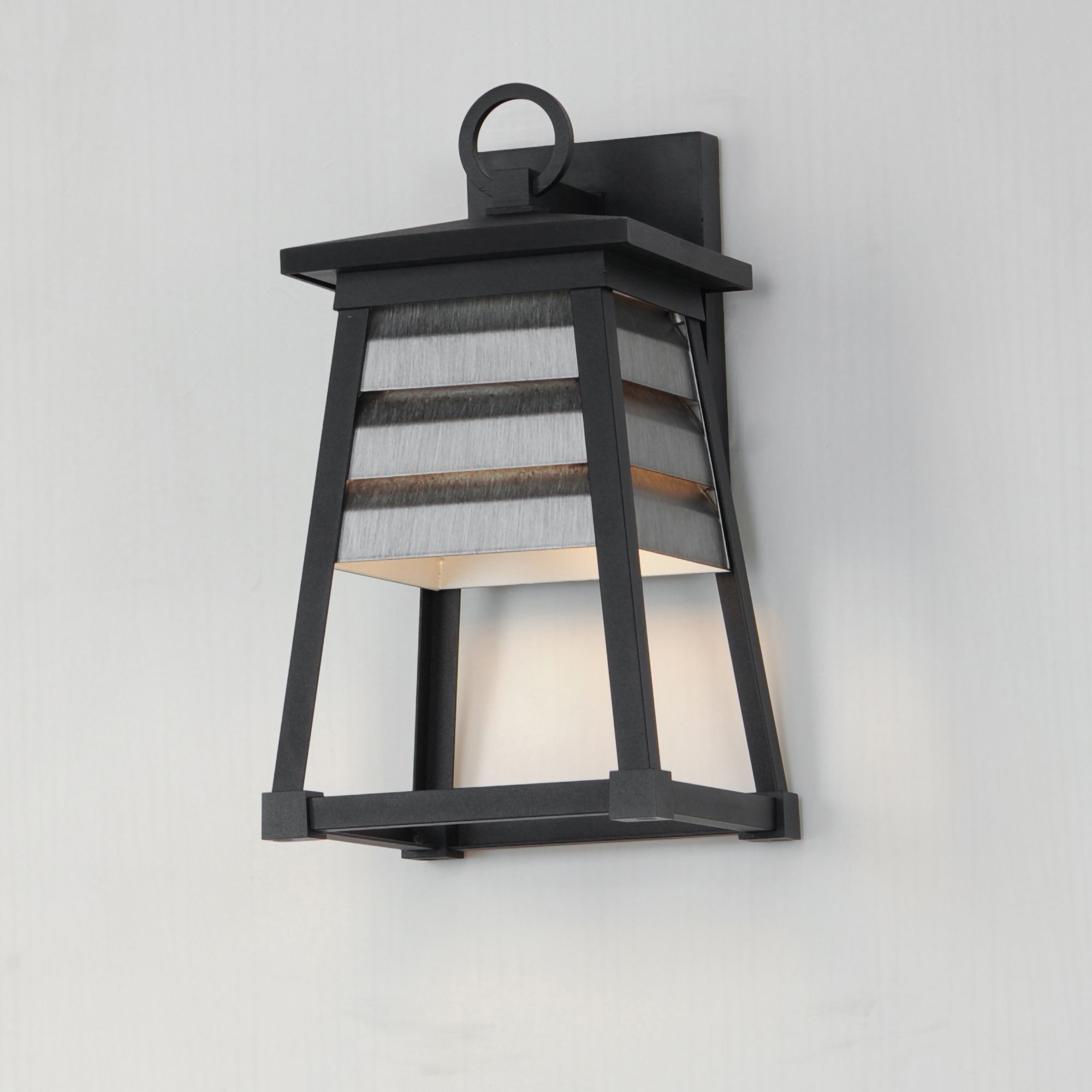 Image 4 Shutters 1-Light Small Outdoor Wall Sconce more views