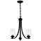 Shyloh 19 3/4" Wide Coal 3-Light Chandelier