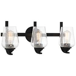Shyloh 22 1/4" Wide Coal 3-Light Bath Light