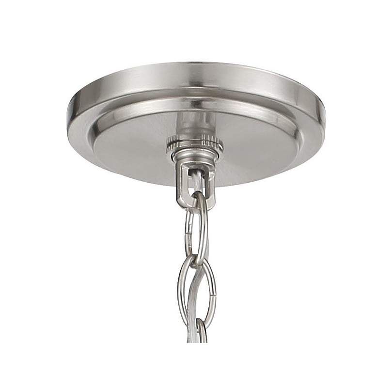Image 3 Shyloh 23 1/2" Wide Brushed Nickel 5-Light Chandelier more views