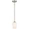 Shyloh 5" Wide Brushed Nickel Mini Pendant