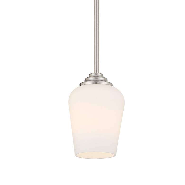 Image 2 Shyloh 5" Wide Brushed Nickel Mini Pendant more views