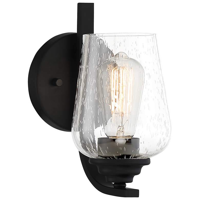 Image 1 Shyloh 9 1/4" High Coal Wall Sconce