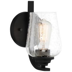 Shyloh 9 1/4" High Coal Wall Sconce