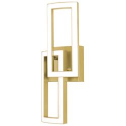 Sia 16.75&quot; High Gold LED Sconce