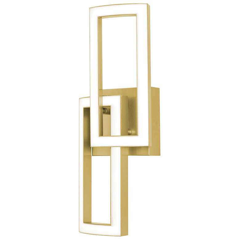 Image 1 Sia 16.75" High Gold LED Sconce