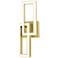 Sia 16.75" High Gold LED Sconce