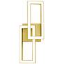 2_Sia 16.75" High Gold LED Sconce more views