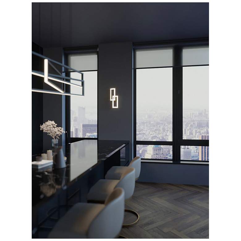 Image 3 Sia 16.75" High Gold LED Sconce more views