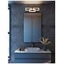 Thumbnail3 of Sia 23.31" Wide Black LED Vanity more views