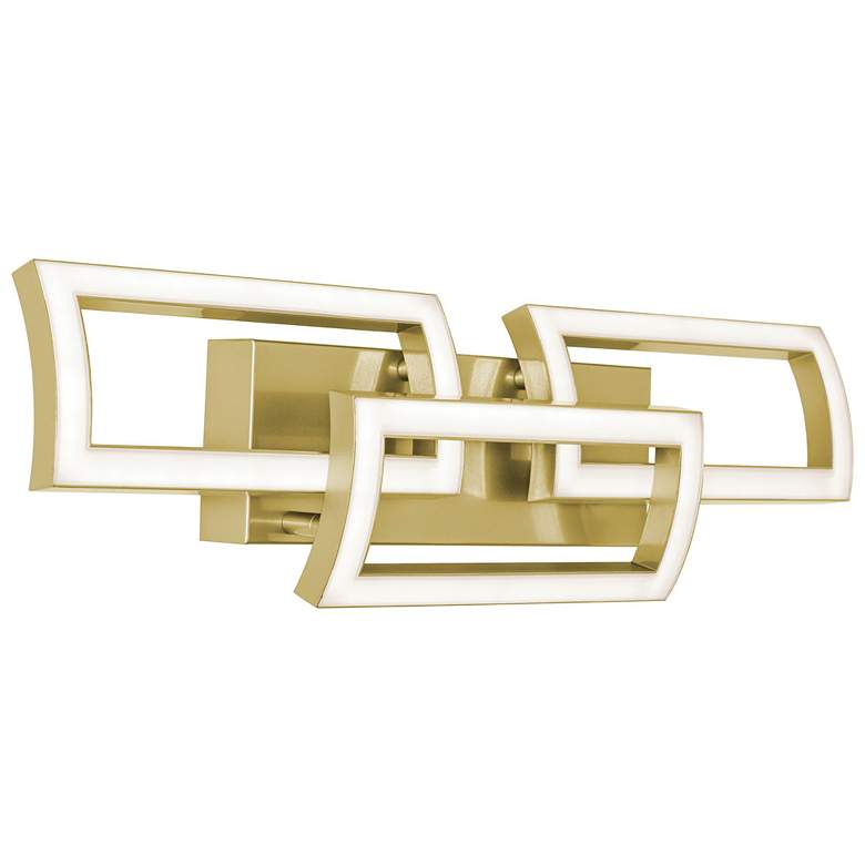 Image 1 Sia 23.31" Wide Gold LED Vanity