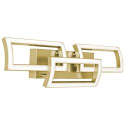 Sia 23.31" Wide Gold LED Vanity