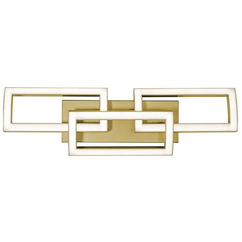 Image 2 Sia 23.31" Wide Gold LED Vanity more views