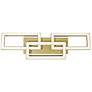 2_Sia 23.31" Wide Gold LED Vanity more views