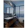 3_Sia 23.31" Wide Painted Nickel LED Vanity more views