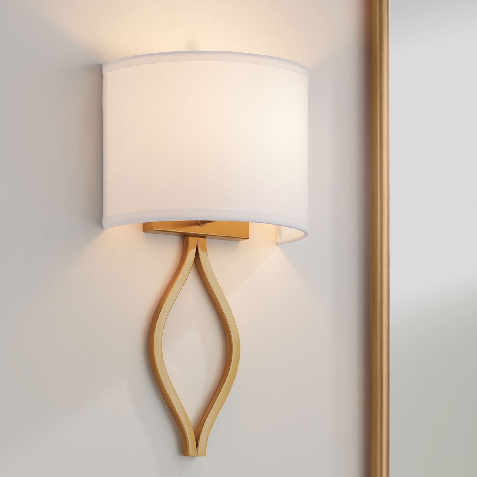 half moon wall sconce shades