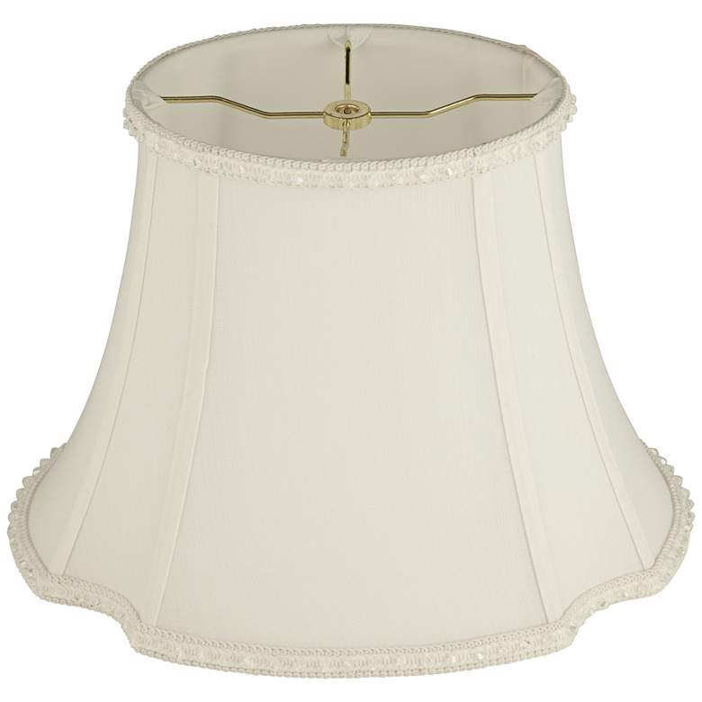 Image 5 Sibret White Softback Bell Lamp Shade 9x15x11 (Washer) more views