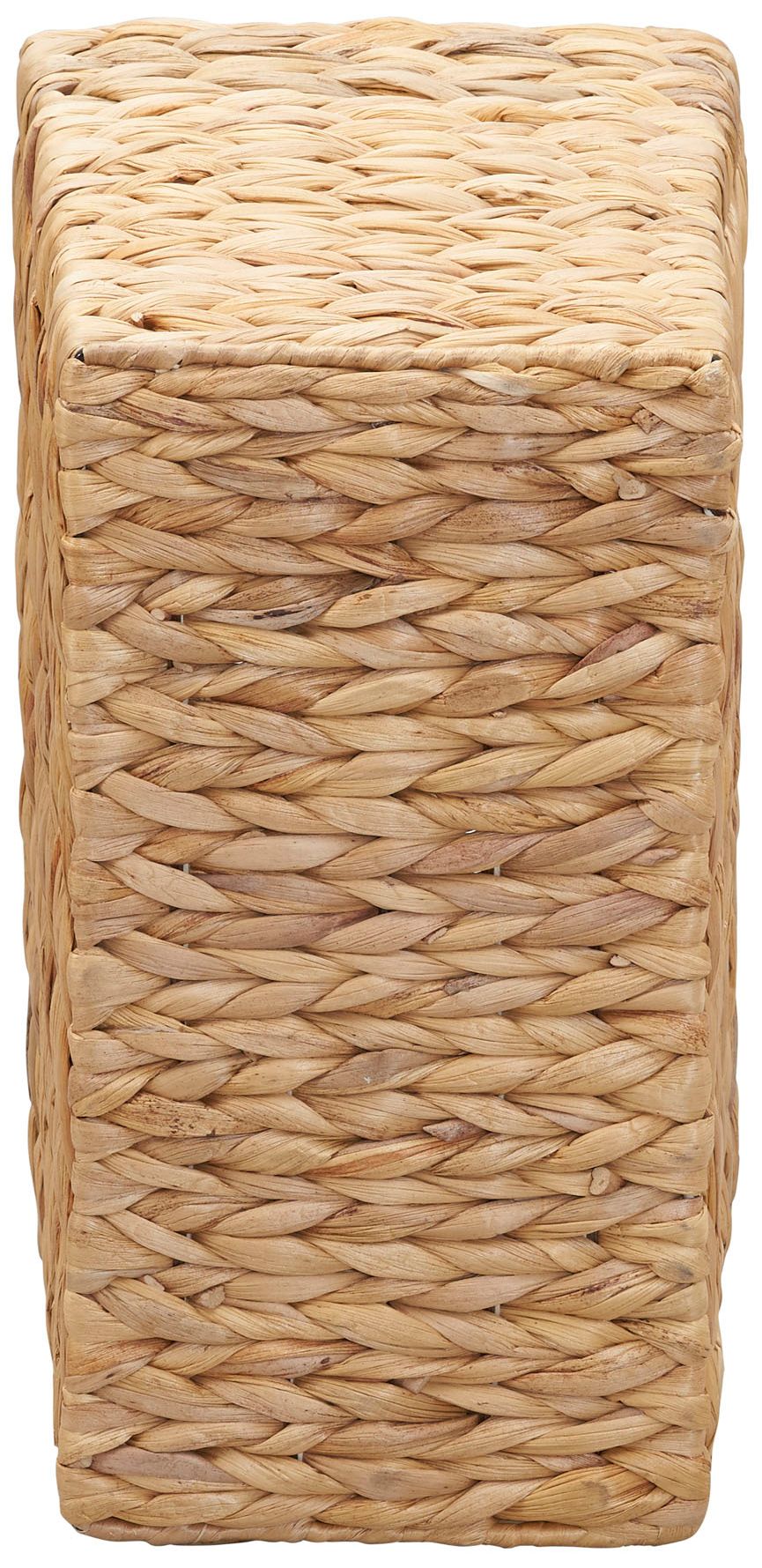 Image 4 Side by Side Magazine Rack, Natural Water Hyacinth more views