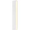 Sideways 24"H Textured White LED Outdoor Wall Light