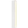 Sideways 24"H Textured White LED Outdoor Wall Light