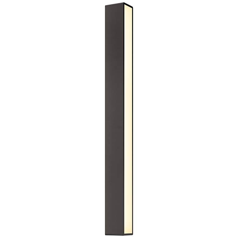 Image 1 Sideways 36 1/4"H Textured Bronze LED Outdoor Wall Light