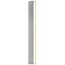 Sideways 36 1/4"H Textured Gray LED Outdoor Wall Light
