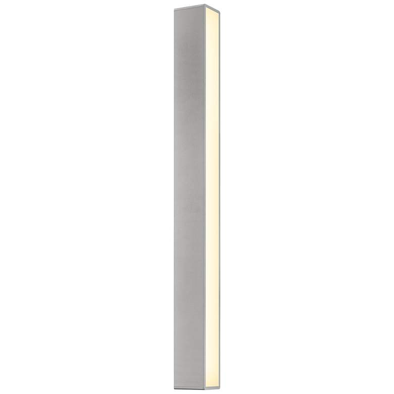 Image 1 Sideways 36 1/4 inchH Textured Gray LED Outdoor Wall Light