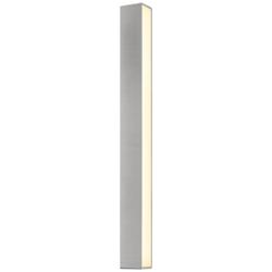 Sideways 36 1/4&quot;H Textured Gray LED Outdoor Wall Light