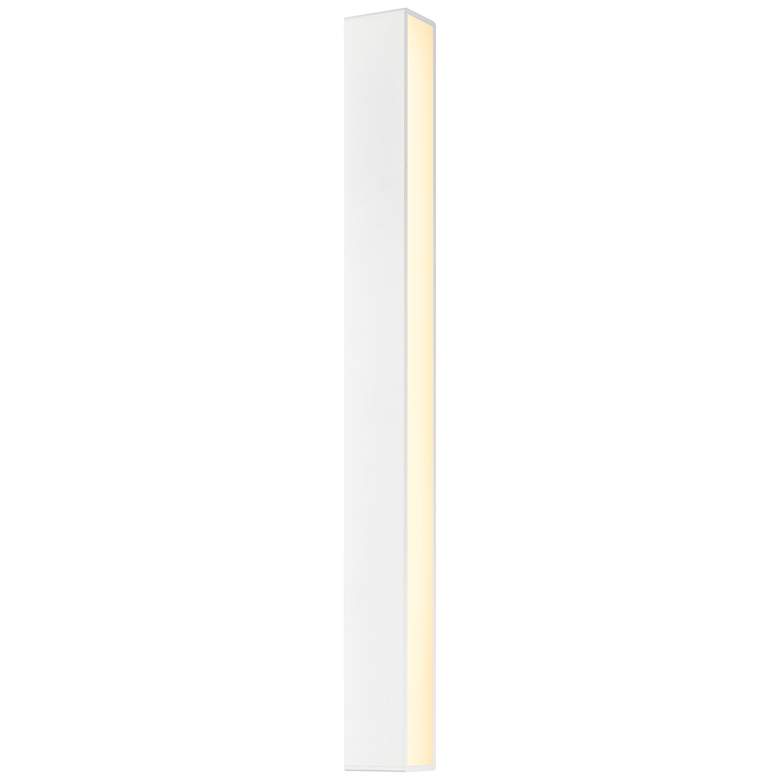 Image 1 Sideways 36 1/4"H Textured White LED Outdoor Wall Light