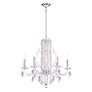 3_Siena 23.5"H x 24.5"W 6-Light Crystal Chandelier in Antique Silve more views