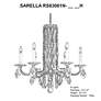 4_Siena 23.5"H x 24.5"W 6-Light Crystal Chandelier in Heirloom Gold more views