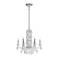 Siena 23.5"H x 24.5"W 6-Light Crystal Chandelier in Pol Stainless