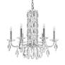 3_Siena 23.5"H x 24.5"W 6-Light Crystal Chandelier in Pol Stainless more views