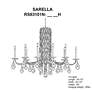 Thumbnail4 of Siena 30"H x 40.5"W 10-Light Crystal Chandelier in Antique Silver more views