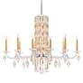 3_Siena 30"H x 40.5"W 10-Light Crystal Chandelier in Heirloom Gold more views