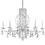 2_Siena 30"H x 40.5"W 10-Light Crystal Chandelier in Polished Stain