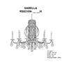 5_Siena 30"H x 40.5"W 10-Light Crystal Chandelier in Polished Stain more views
