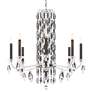 3_Siena 31"H x 30"W 8-Light Crystal Chandelier in Black more views