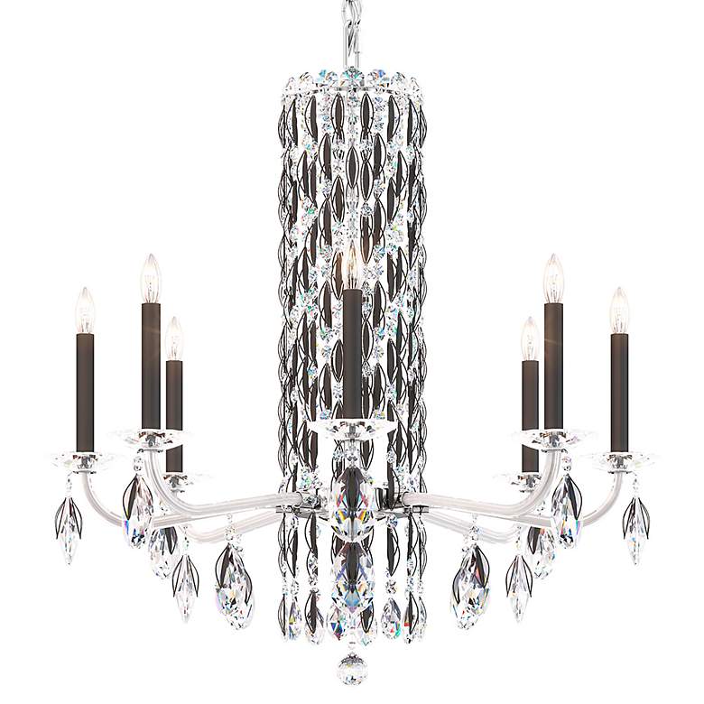 Image 3 Siena 31"H x 30"W 8-Light Crystal Chandelier in Black more views