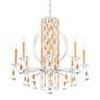 2_Siena 31"H x 30"W 8-Light Crystal Chandelier in Heirloom Gold