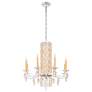 2_Siena 31"H x 30"W 8-Light Crystal Chandelier in Heirloom Gold